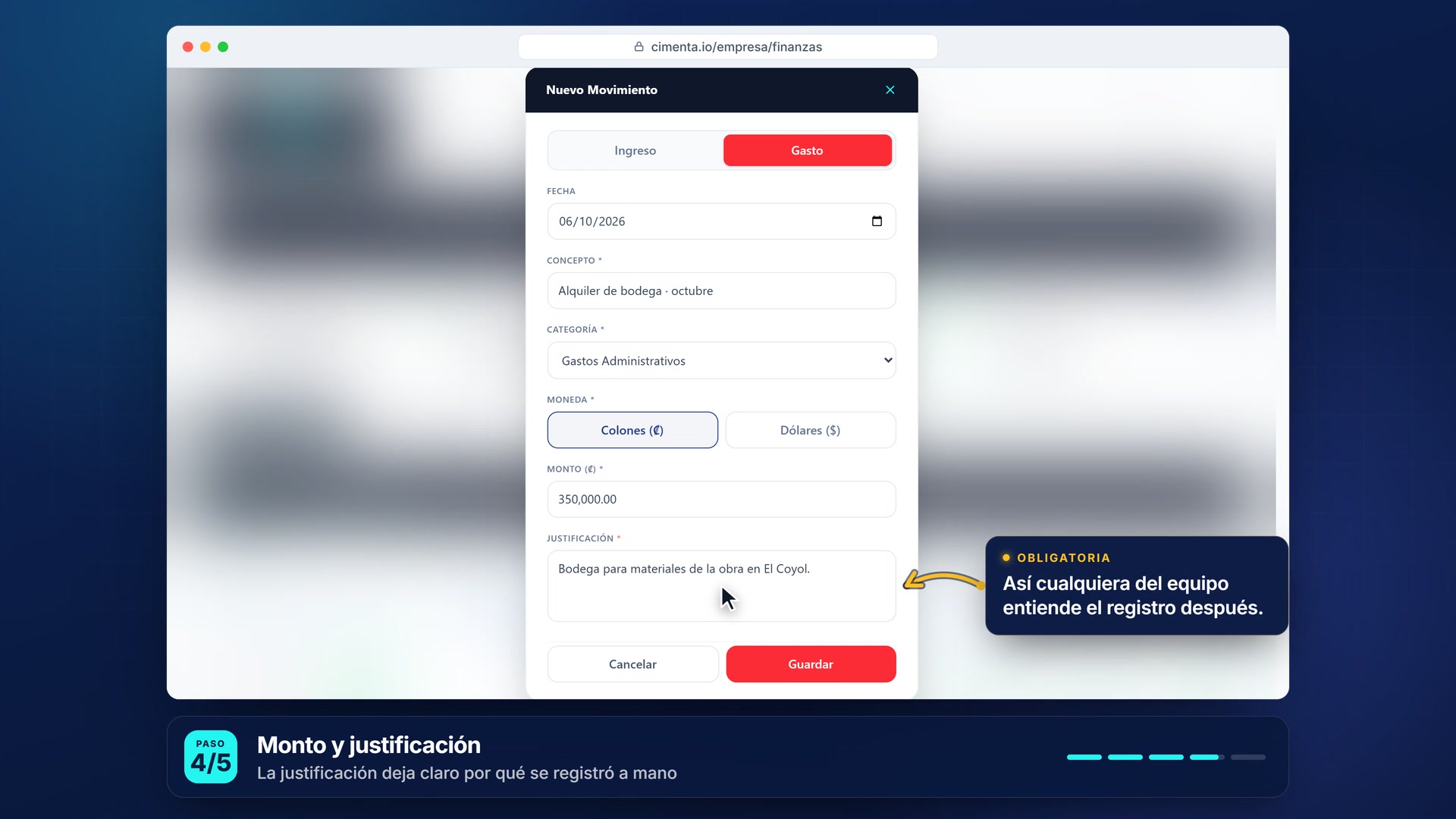 Cada lección te muestra dónde hacer clic, con notas, flechas y el paso en que vas